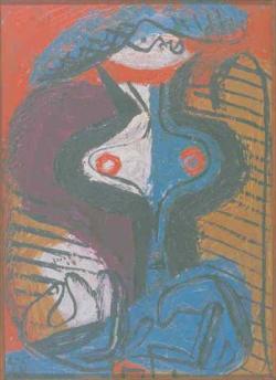 artist-corbusier:  Torse de femme avec mains