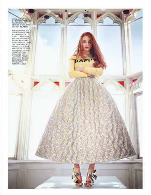 XXX mistertez:  Sophie Turner ~ Tatler UK Magazine photo