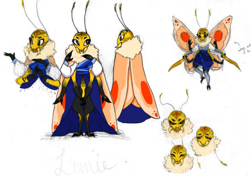 bug queen for character design