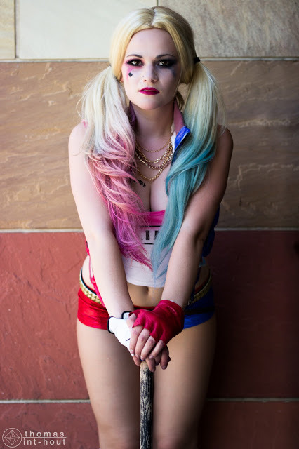 queens-of-cosplay:  Harley QuinnCosplayer:   ESKJ Shoes &amp; Art  Photographers:  