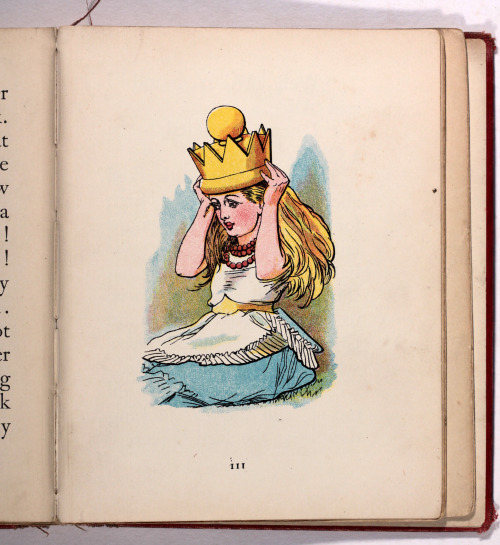 michaelmoonsbookshop:Rare Little Folks Edition of Through the looking glass and what Alice found the