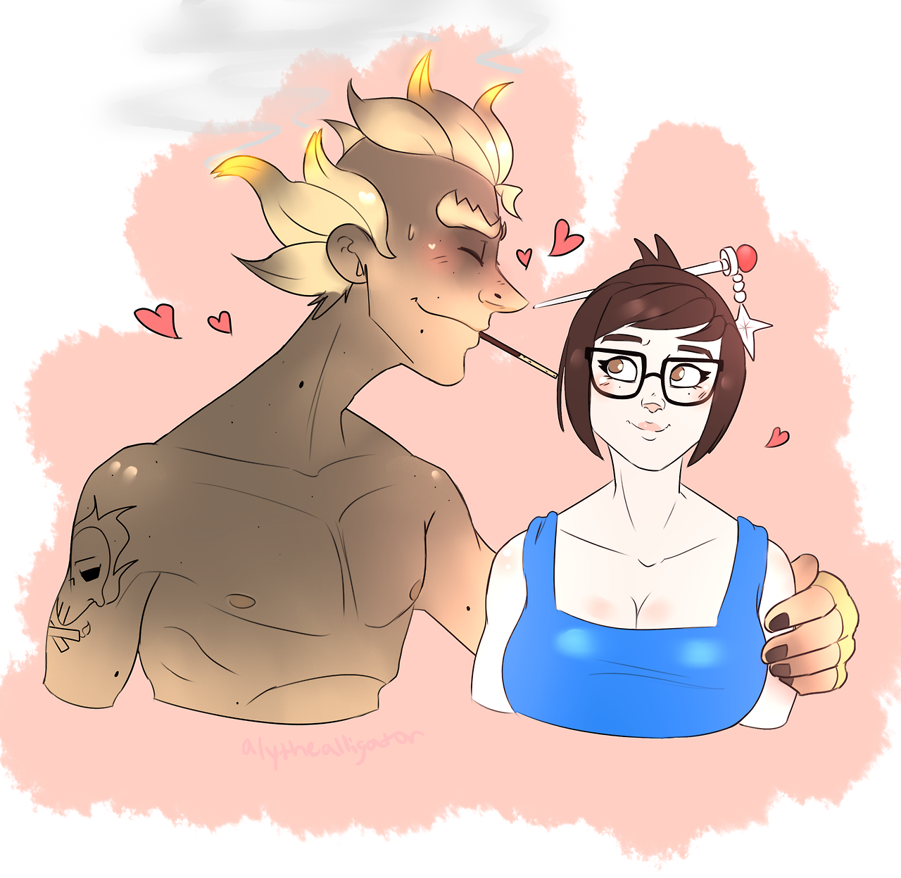 alythealligatorart: It’s still Pocky Day in America. So… HAPPY POCKY DAY!!! 