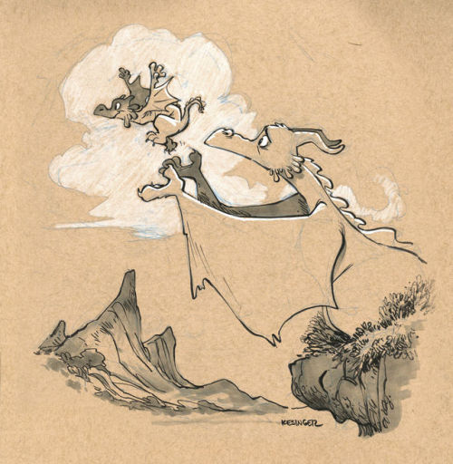 shiraglassman: pr1nceshawn: Dragons Like You Don’t Usually See Them by Brian Kesinger. Th