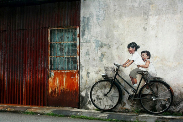 enlacasaradio:  10 ejemplos de arte callejero, incluye Banksy.