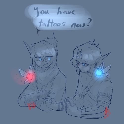 Personal Headcanon: Time Got Tattoos At Some Point