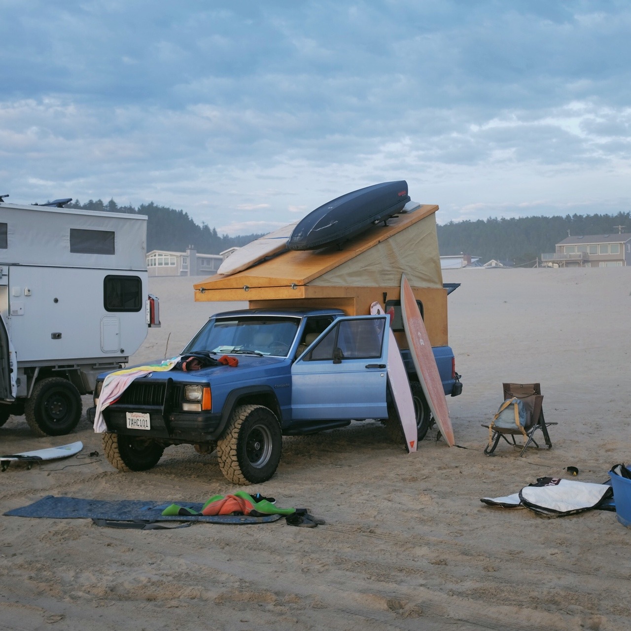 van-life:  Model: Jeep Comanche Location: Pacific City, Oregon Photo: Foster Huntington