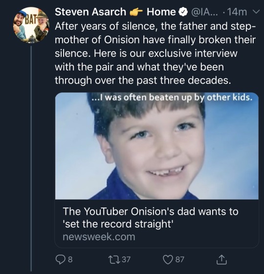 Does onision have a son