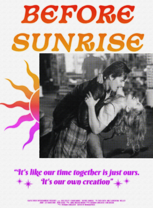 Before Sunrise (1995) Alternative Poster  (you can find this poster on my store graphicdmstore) 