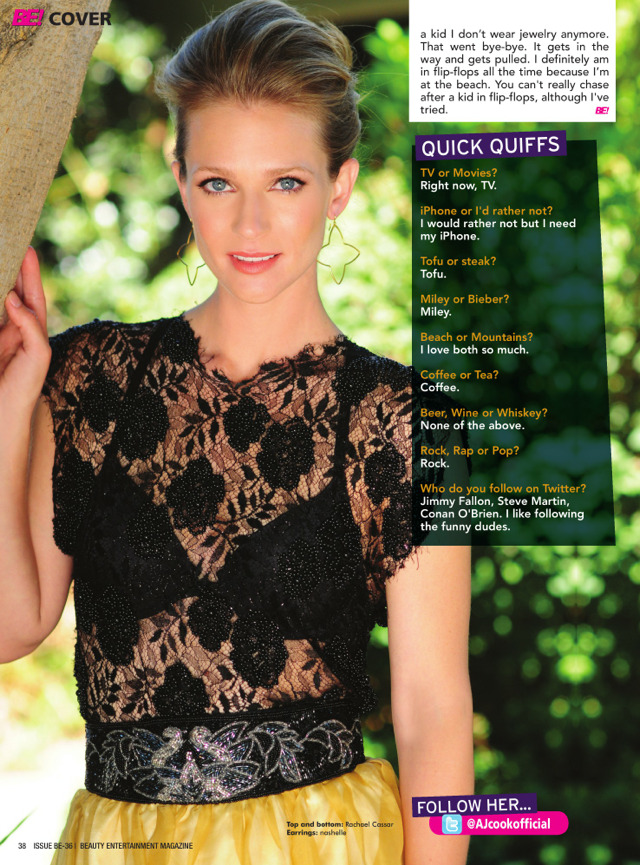 ajcook1fan:  AJ’s in BE! Magazine 2013!!  Photographer: Russell Baer 