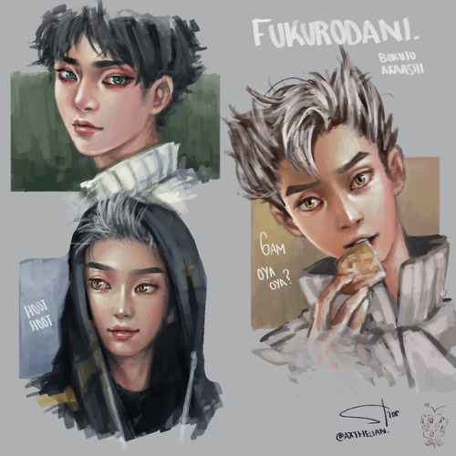 ax-thelian: quick sketches of my favourites from Haikyuu (couldn’t be bothered to draw anything that