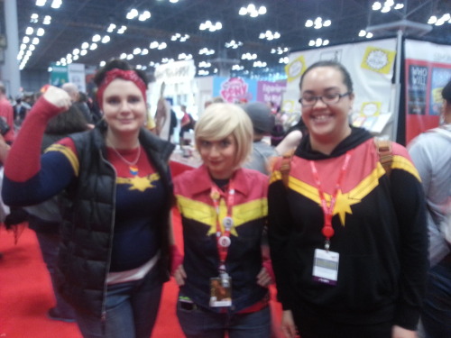 ramblingmoose:  NYCC 2013! Carol Corp!  aaaaaa pictures of my new friends and me :’)