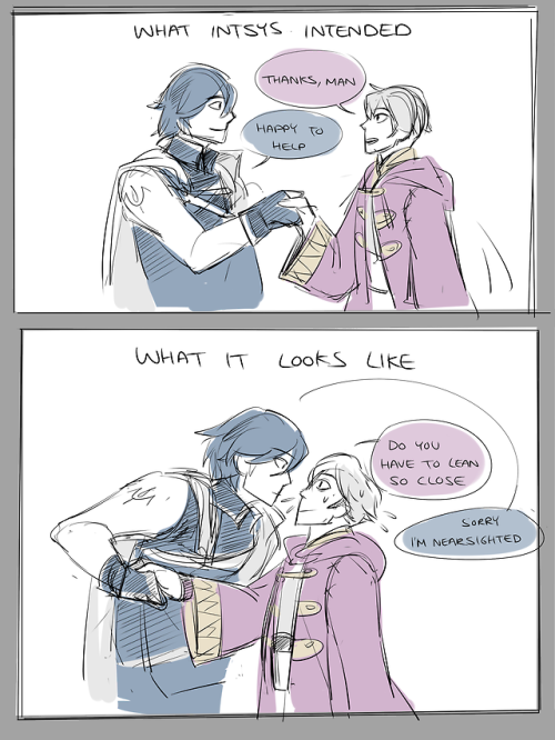 undead-cypress: Yo why did Chrom get all up in our personal spaces in that cutsceneThat head bonk is