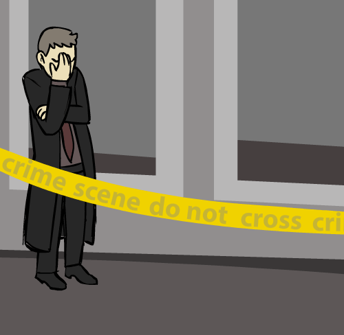 thenaebyrd777:teabeforewar:“YOU CAN’T LEAVE WHEN THERE’S A MURDER, JOHN.”I spent way longer on this 