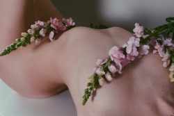 Naked With Flowers