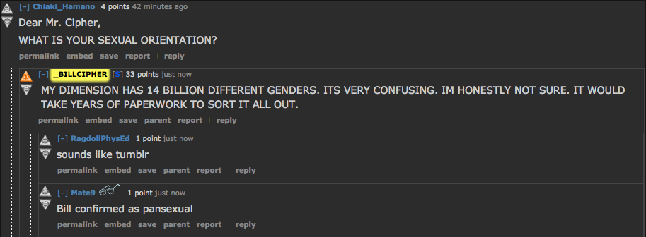 hereissomething:  14 billion different genders
