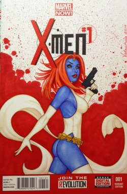 connyvalentina:  Mystique. One of my favourite sketch covers so far. :)