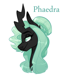 sararini:   Reyna’s mother - Phaedra, the Changeling Queen. I wanted a picture that I could include in Reyna’s bio. She’s sort of blunt and overbearing, but she means well, honest. Originally planned on Reyna taking the throne some day, but Reyna