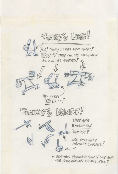 butchhartman:  The first of many “How to Draw Timmy Turner” pages - from the year 2000!     SO KEWL.