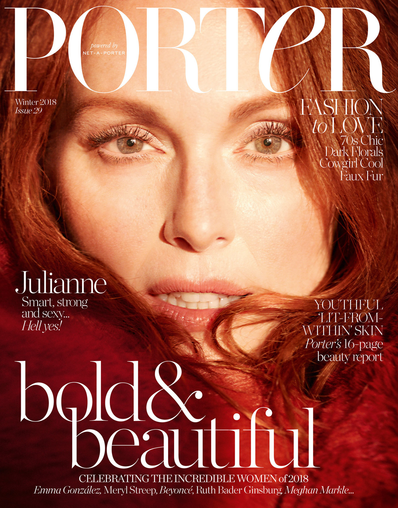 edenliaothewomb: Julianne Moore, photographed by Camilla Åkrans for Porter, winter