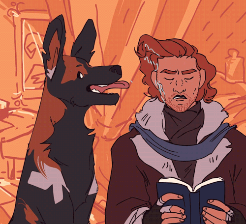 fel-fisk:tfw you just wanna read ur trashy romance novel in peace but nugget exists