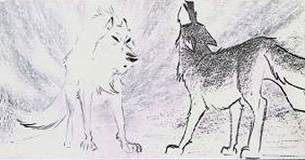 blackbackedjackal: Balto (1995) - Storyboards &amp; Final Animation