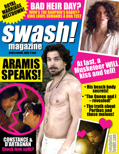 redscharlach:If the BBC ever wants to publish any Musketeers spin-off magazines, I’ve got LOTS