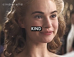 cindrerella:  And all will be well.