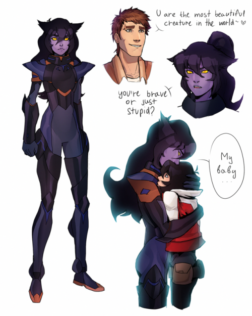 fuzzyput:  Just my theory about galra mom    (˘∀˘)/  