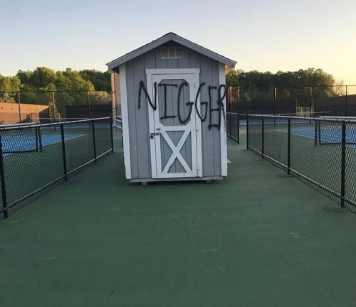 batchuayi:  vexatiousvegan:Today was the first day of school after Prom. My friend and I ran for Prom King and Queen. They were the only gay person and I was the only person of color on the Prom Court. Today racist and homophobic slurs were found written