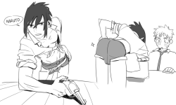 collarpoints:  cowboy hotpants sasuke