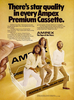 gameraboy:  The Bee Gees for Ampex cassette