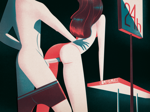 pascalblanchet:Illustration for erotic novel /// by pascal blanchet