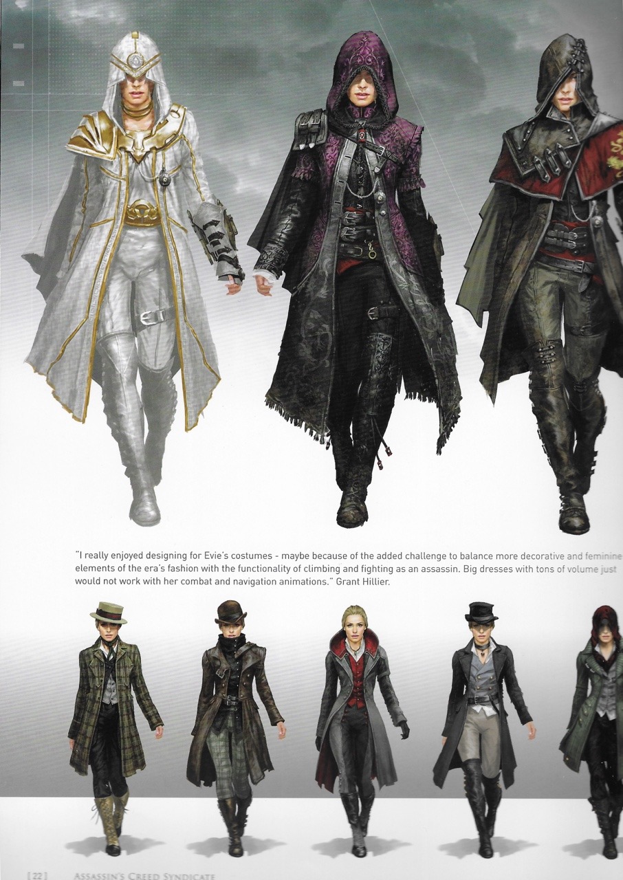 Video Games Forever Evie Frye Outfits Artwork From Assassin S Creed
