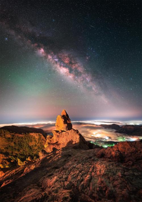 Milky Way over Gran Canaria, Spain