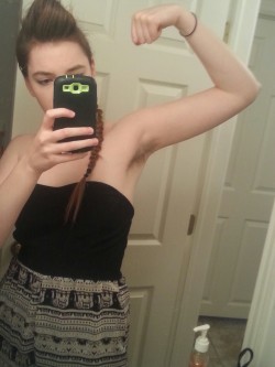 artemis-howl: Just some old armpit hair selfies. Nbd. 