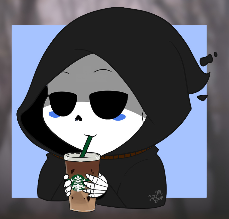 Lára M. Sheep [MelSheep 🌠] — Mini Reaper Sans! Aaaa, últimamente he  estado