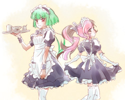 thekusabi:  Evil maids by いえすぱ