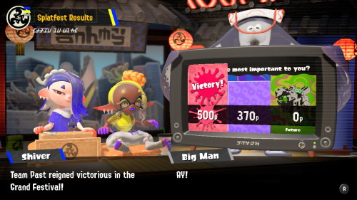 The Results Are In For Grand Festival! Team Past Wins With A Score Of 500p!