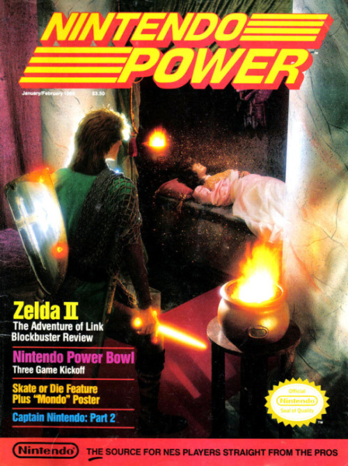 retrogamingblog -  Nintendo Power’s Legend of Zelda Covers