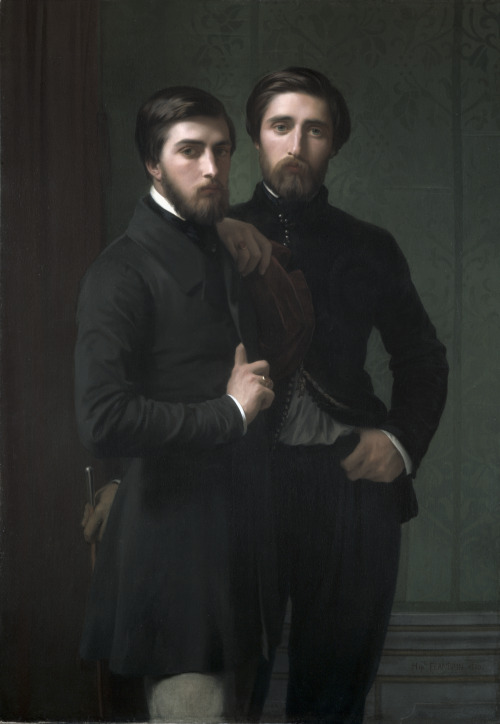 René-Charles Dassy and His Brother Jean-Baptiste-Claude-Amédé DassyHippolyte-Jean Flandrin (French; 