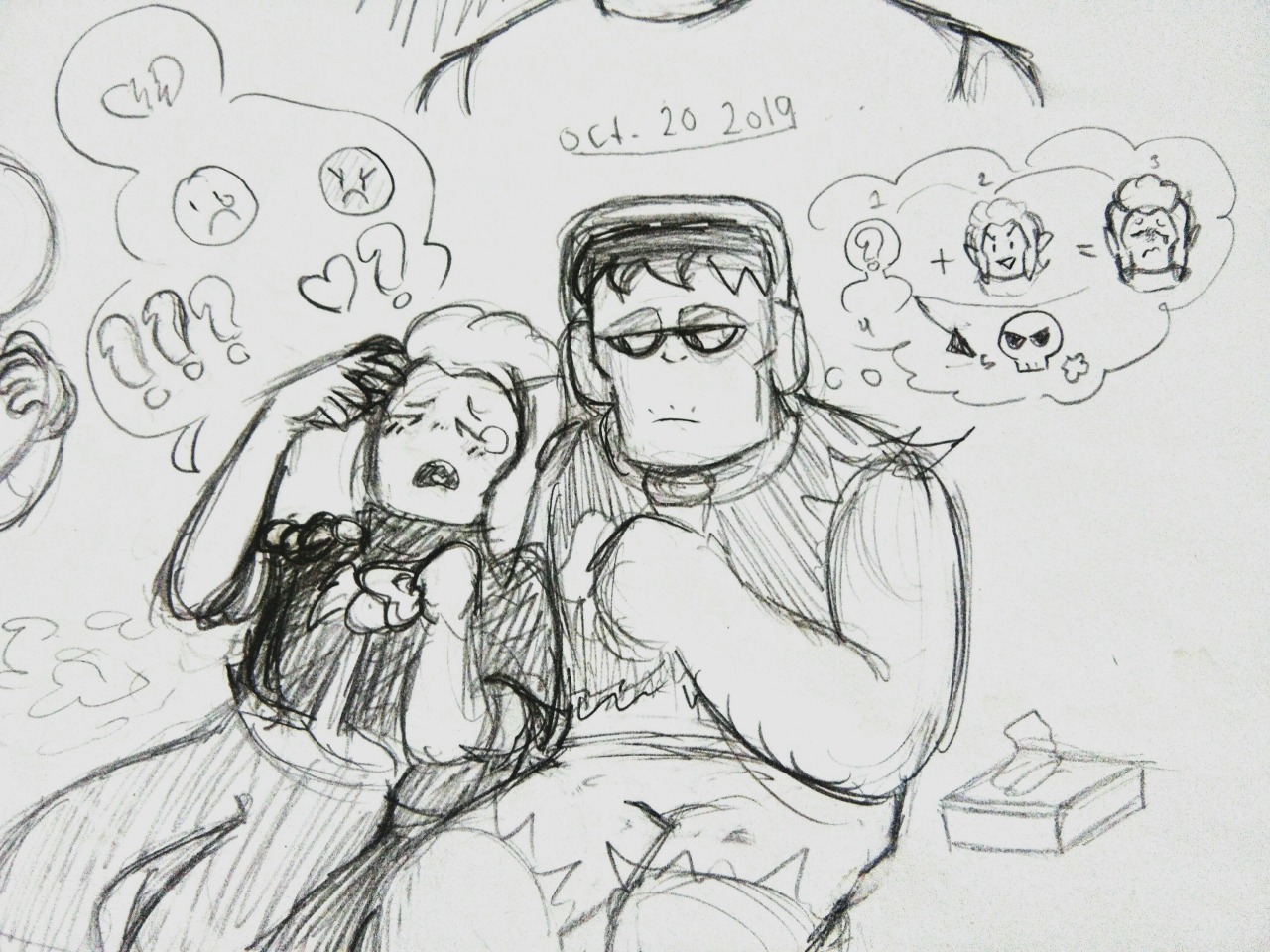 Wanting To Fall Inlove With Life Itself Mortis X Frank - how to draw frank brawl stars