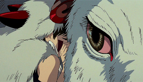 sixfeetgay:        Life is suffering. It is hard. The world is cursed. But still, you find reasons to keep living. Princess Mononoke (1997) dir. Hayao Miyazaki 