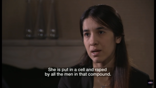 ezidxan:Nadia Murad endured three months of torture before she was able to escape and seek asylum in