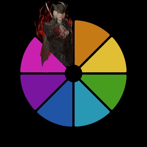 Soulsborne Colorwheel - Red For Lady Maria.