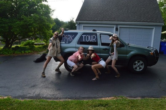 mind-at-home:  mind-at-home:  My friends are going to the Jurassic World premiere in Jurassic Park ranger outfits.My friend and I will accompany them as velociraptors.  what’s that you say?you thought i was…kidding?????