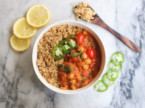 chipotle, pumpkin, and chickpea curry