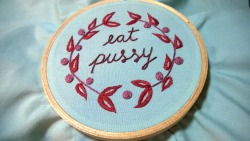 bawdyembroidery:If he doesn’t eat pussy,