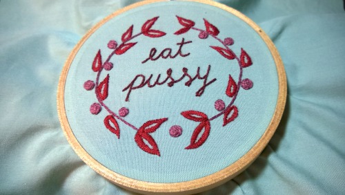 bawdyembroidery:If he doesn’t eat pussy, tell him to hit the bricks.