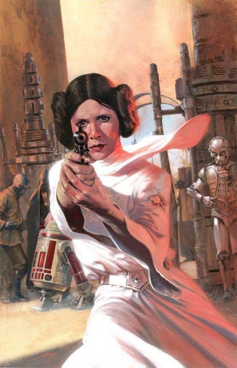  Princess Leia Organa of Alderaan By Gabriele Dell'otto <3