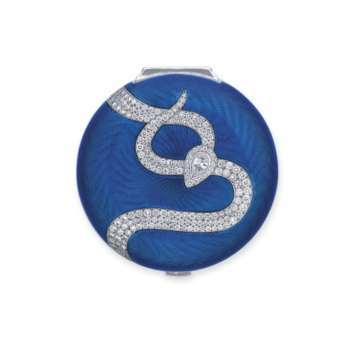 Enamel and diamond compact, Graff (at Christie’s)
